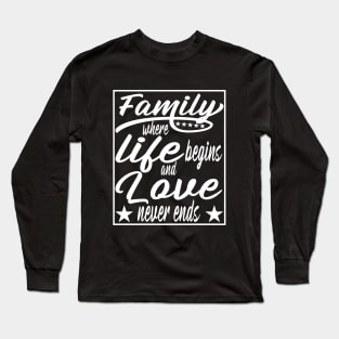 Family Children Families Marriage Starting Long Sleeve T-Shirt